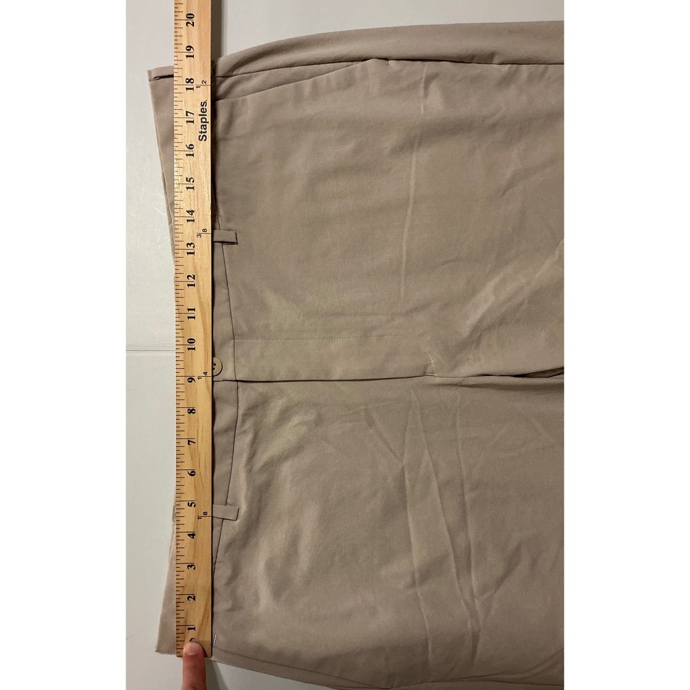 Peter Millar Crown Crafted Mens 38 Khaki Tan Performance Golf Shorts Preppy - Picture 5 of 8